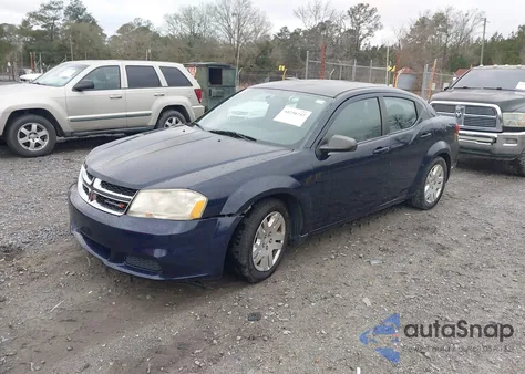2014 Dodge Avenger Se from USA, damaged, VIN 1C3CDZAB7EN166276